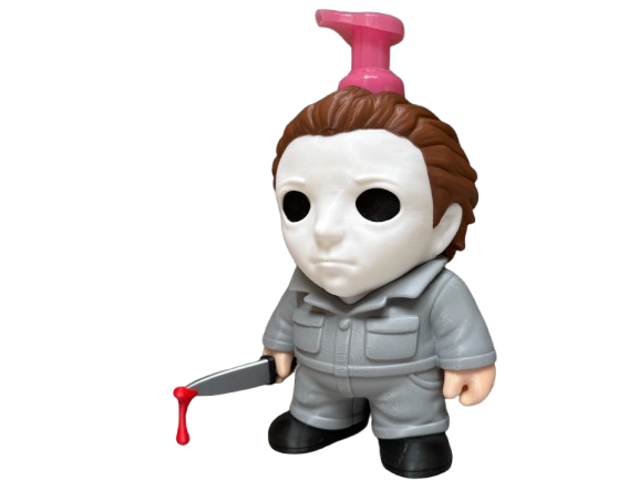 Bath Body Work Inspired Soap Holder - Michael Myers with Bloody Knife