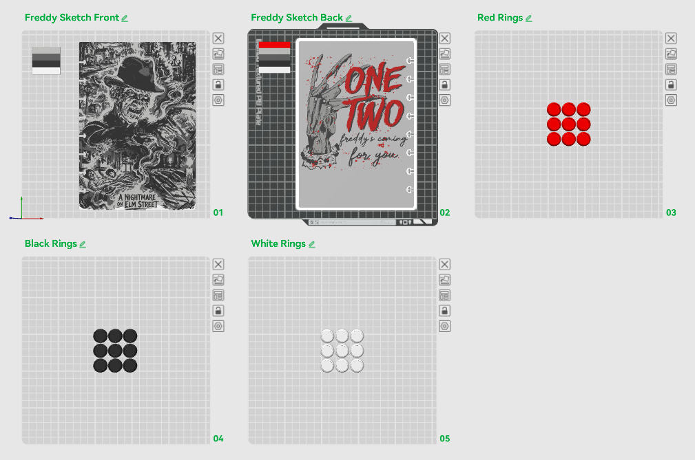 3D Refillable Notebook – Digital 3MF File Only