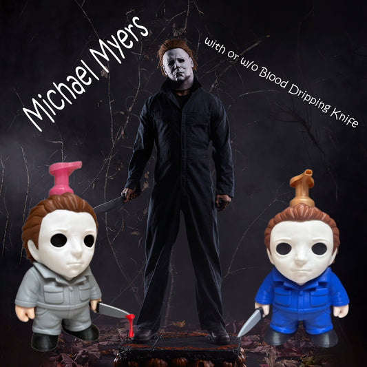 Bath Body Work Inspired Soap Holder - Michael Myers with Bloody Knife