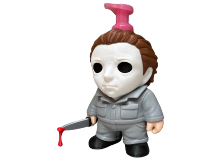 Bath Body Work Inspired Soap Holder - Michael Myers with Bloody Knife
